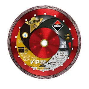 Rubi 10" VIP Turbo Mesh Premium Wet Diamond Blade