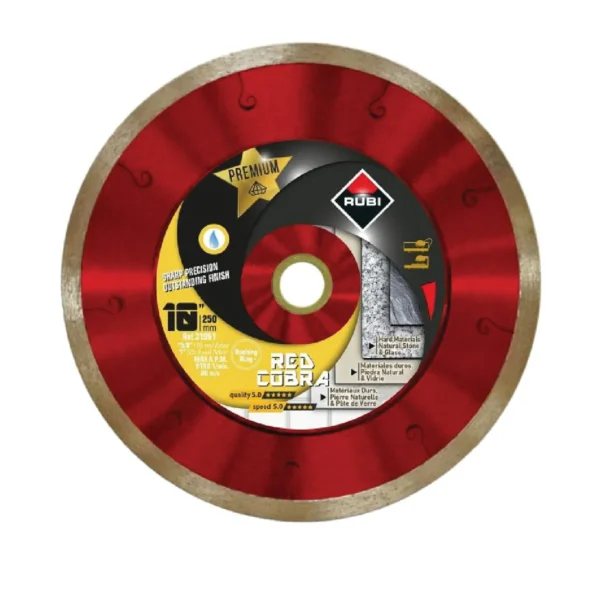 Rubi 10" Red Cobra Premium Diamond Blade