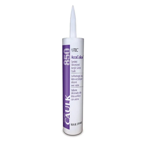 TEC AccuColor 850 Siliconized Sanded Caulk (10.5 oz.)