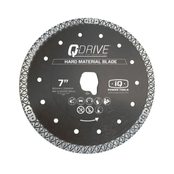 iQ228 CYCLONE 7" Q-Drive Hard Material Blade