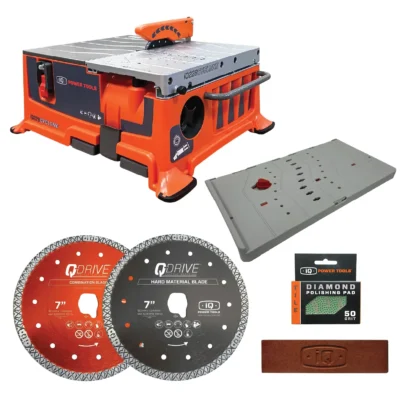 iQ228CYCLONE 7" Dry Cut Tile Saw Bundle w/Free Combo Pack