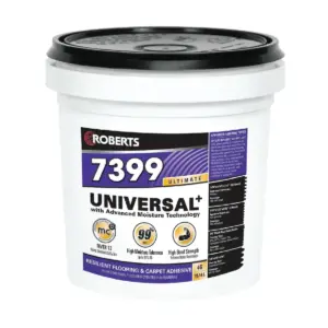 Roberts 7399 Universal99 Resilient Flooring & Carpet Tile Adhesive (4 gal.)