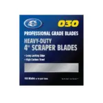 Orcon Professional Grade Heavy-Duty 4" Scraper Blades (100/pack)