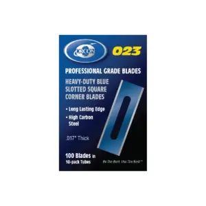 Orcon Heavy-Duty Blue Slotted Square Corner Blades