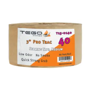 Tego T15-0140 3" Pro Trac 40 Seam Tape