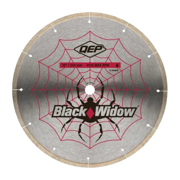 QEP 6-1008BW 10" Black Widow Blade