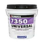 Roberts 7350 Universal Resilient Flooring & Vinyl-Backed Carpet Tile Adhesive (4 gal.)