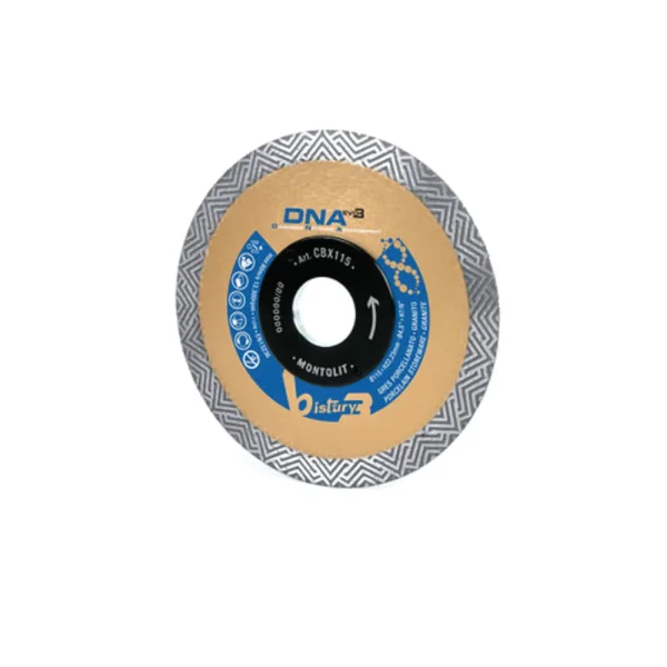 Montolit CBX115 4.5" Gold Line Bistury Continuous Rim Blade