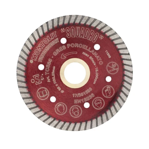 Montolit CS85 3-3/8" Red Line Squadro Turbo Rim Blade